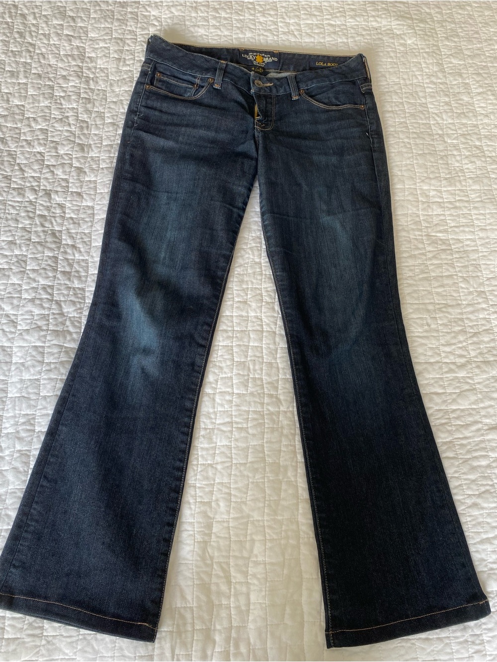 Lucky Brand Dark Blue Flared Jeans